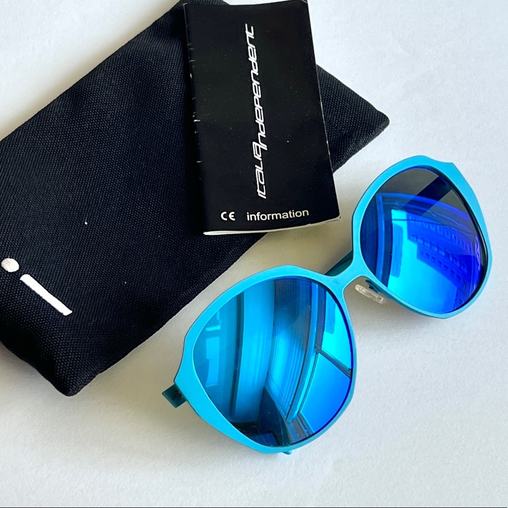 Italia independent metal frame mirrored sunglasses 🔥 LIKE NEW